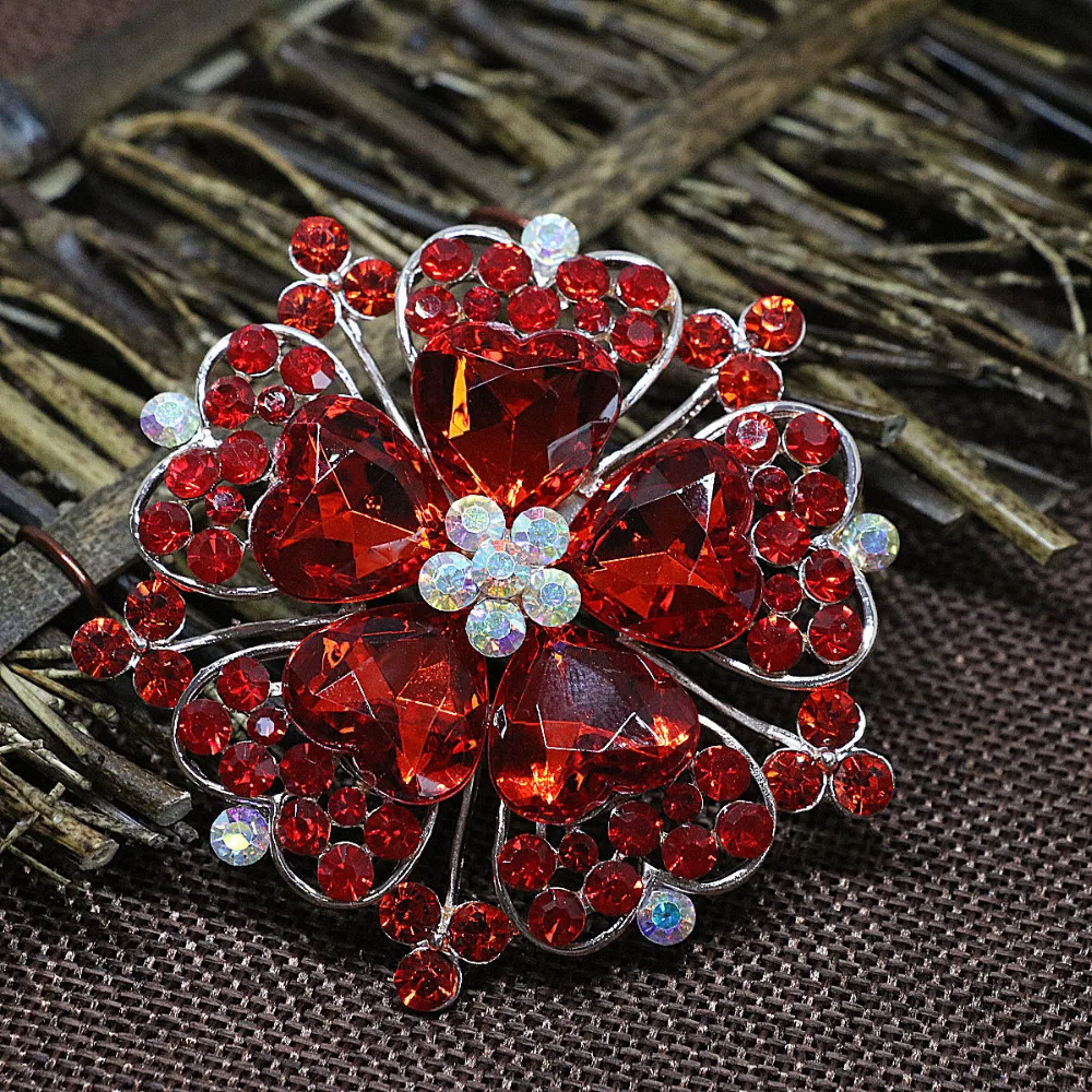 Повседневные/спортивные винтажные Модные Разноцветные булавки в форме сердца с