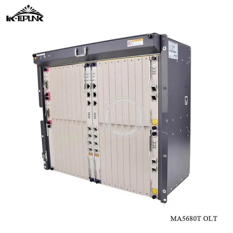 Оригинальный 100% Новый 19 дюймов Хуа Вэй GPON MA5680T OLT с 2 * SCUN gicf PRTE 2*10G X2CS 1 шт. 8 или 16