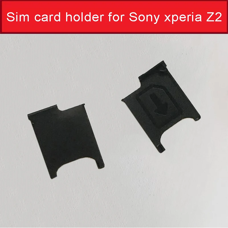 100% подлинный держатель для считывателя sim карт Sony xperia Z2 L50W L50 D6503 D6502 слот Sim карты