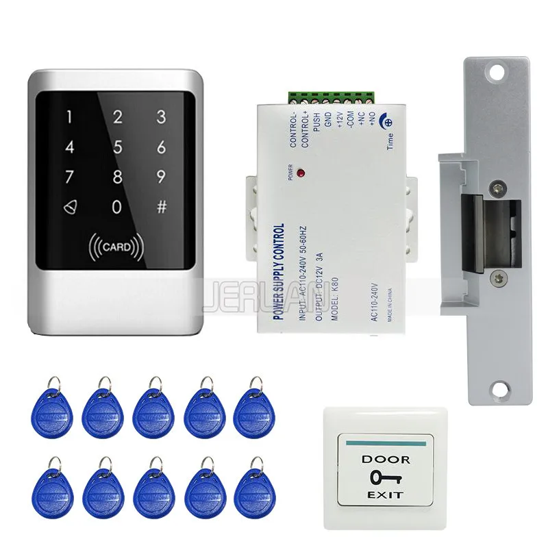 JEX абсолютно новый DIY водонепроницаемый Rfid дверной комплект контроля доступа с