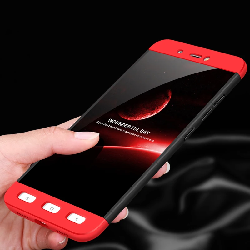 Luxury Case for Xiaomi Redmi 4x 360 Full Protection Anti-knock 3 in Hard Cover 4X Coque Fundas | Мобильные телефоны и