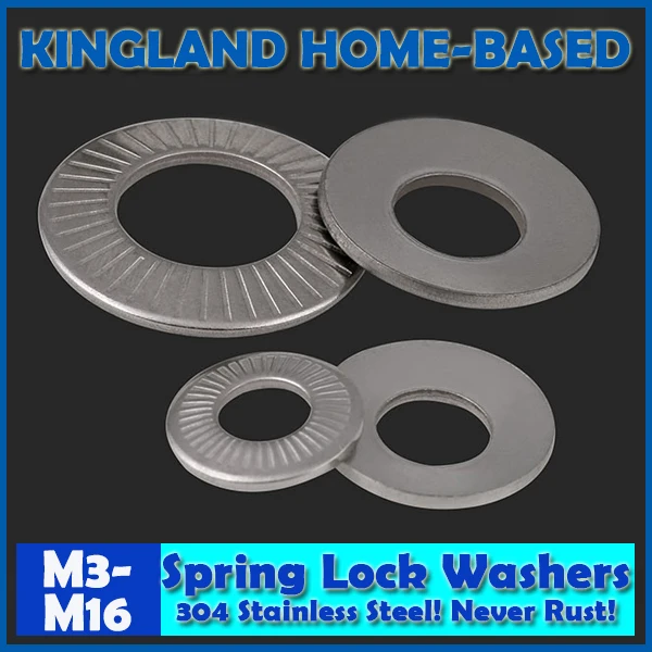 Рифленый диск пружинные стопорные шайбы 304 нержавеющая сталь 3 мм 4 5 6 8 10 12 16 NF E 25