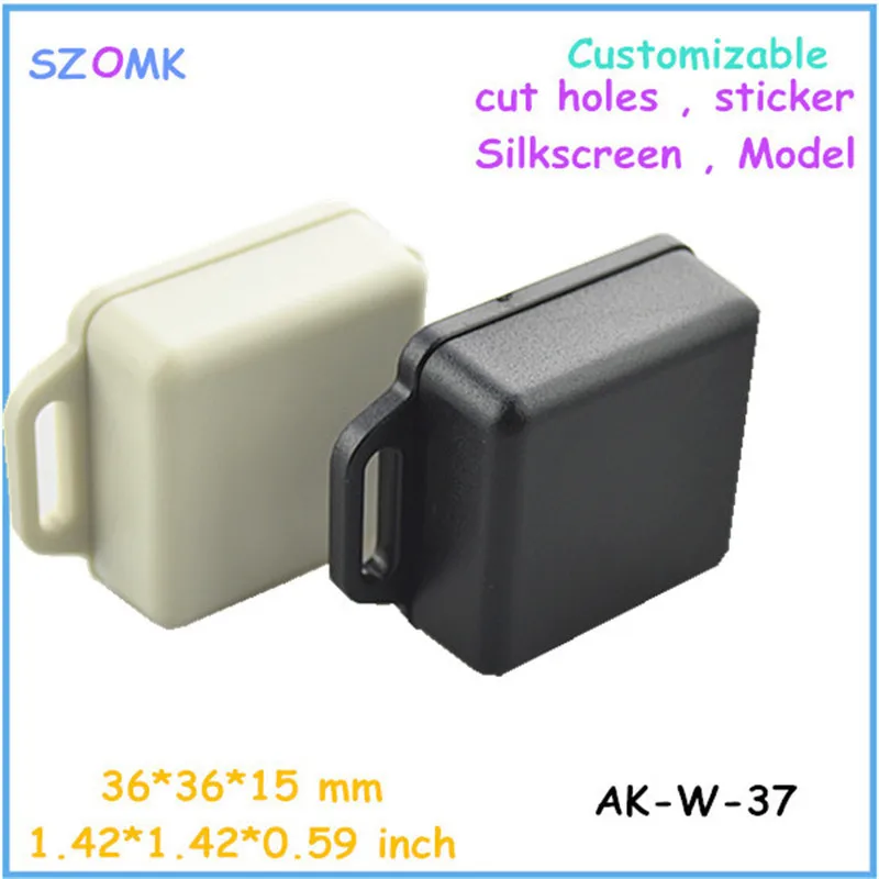 Пластиковый корпус для PCB abs пластиковый (10 шт.) 36*36*15 мм электронный проект коробка