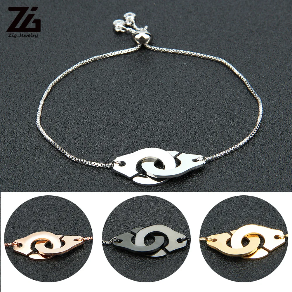 Модный Оригинальный браслет ZG из нержавеющей стали браслеты для влюбленных с