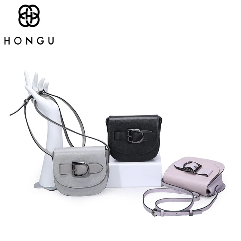 HONGU известный бренд дизайнерская натуральная кожа цепи сумки на плечо сумка для
