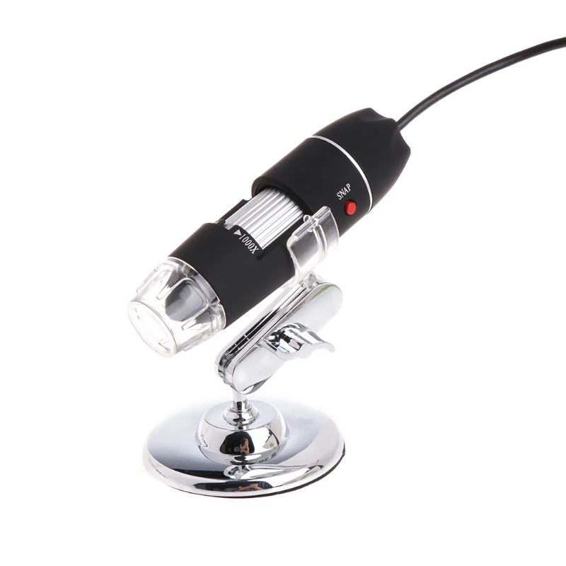2MP 1000X 8 LED USB питание цифровой микроскоп Эндоскоп зум Камера Лупа с подставкой|camera