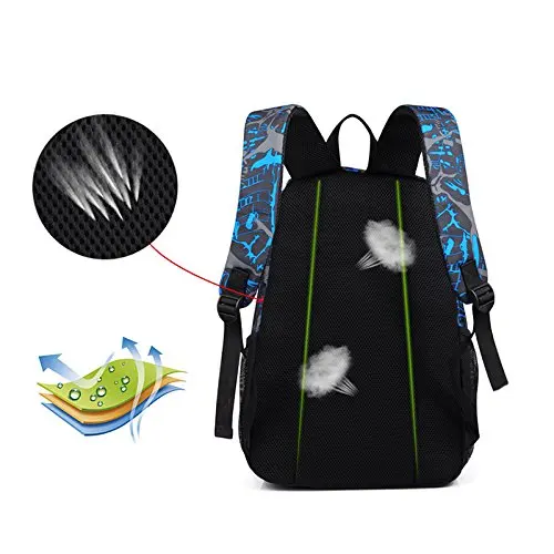 2018 Новый настоящий 3 шт./компл. ультра светильник водостойкий школьный рюкзак для