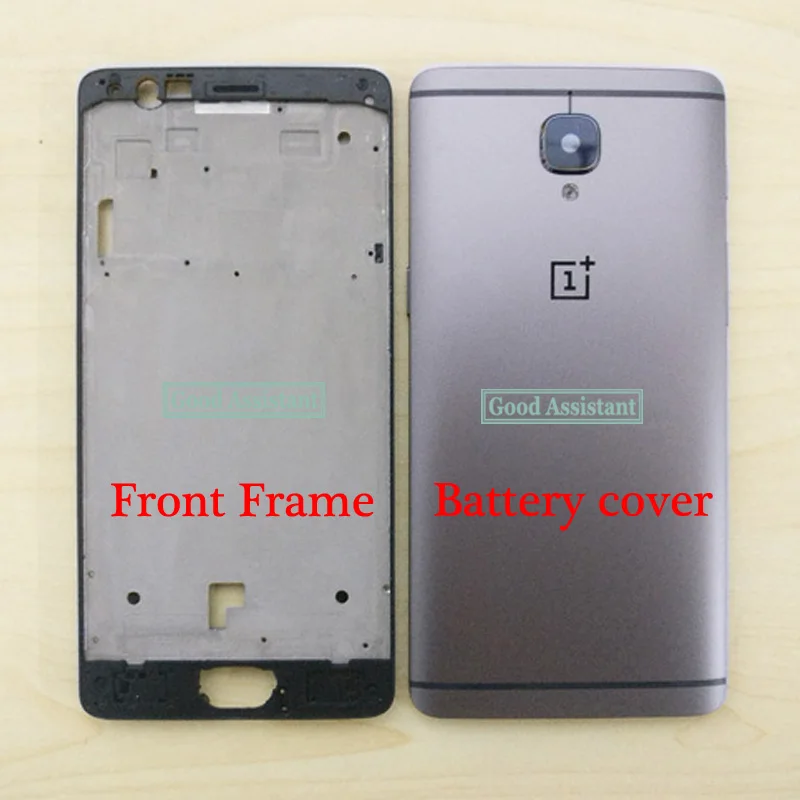 Для Oneplus 3 3T 1 + знака после A3000 a3003 A3010 Корпус Батарея задняя крышка мобильный