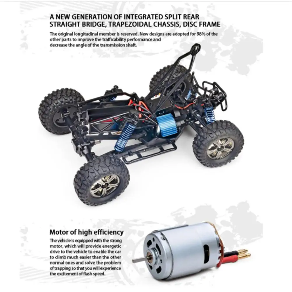 LeadingStar 1/14 Электрический 2 4 GHZ BG1520 колеса привод металлический дифференциальный