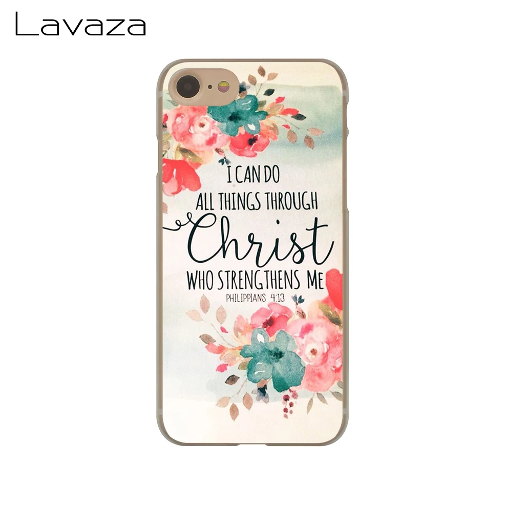 Чехол для телефона Lavaza Christian quotes verse jesus Apple iPhone 4 4S 5C 5S SE 6 6S 7 8 Plus 10 X Xr Xs Max 6Plus
