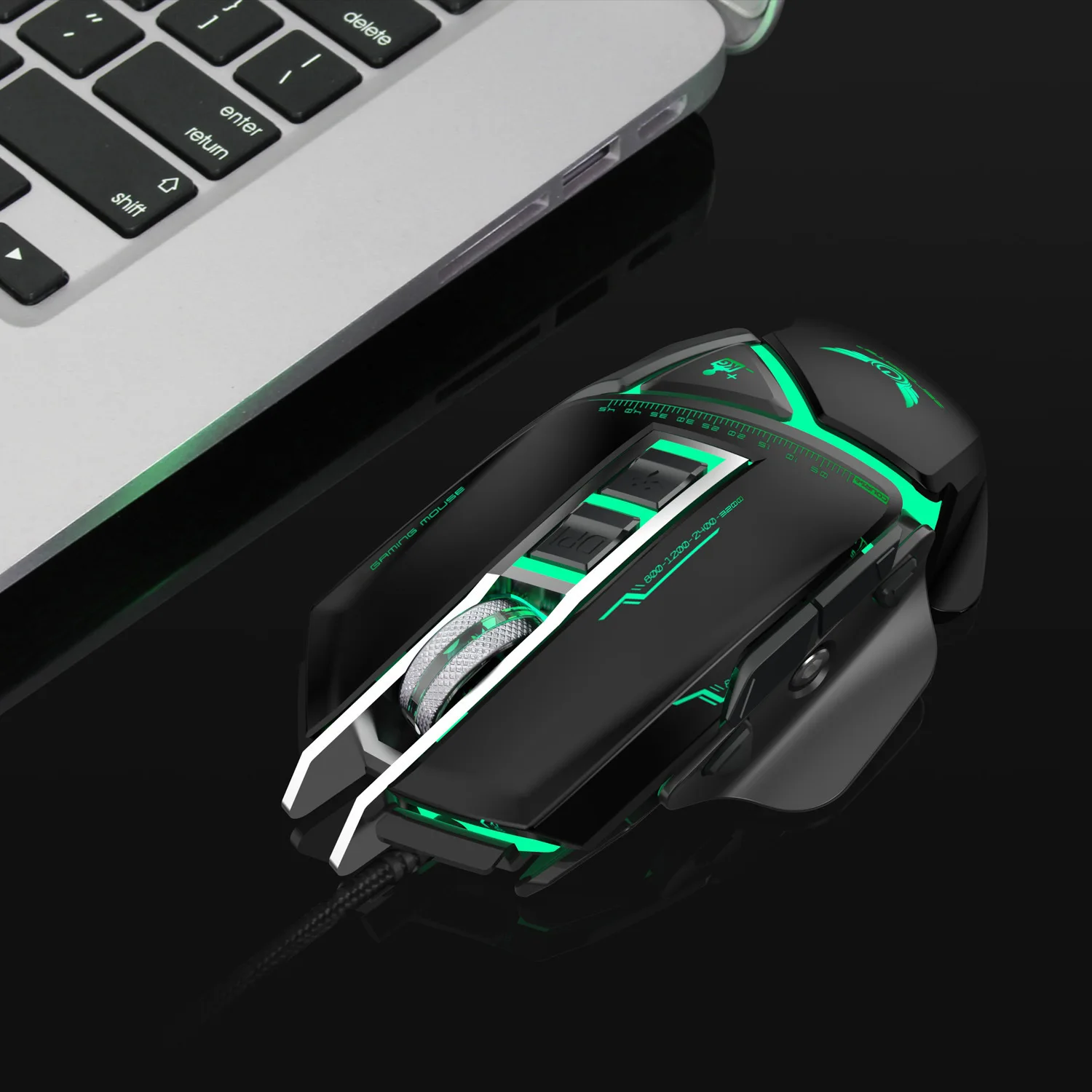 Профессиональная игровая мышь, 11 кнопок, USB Проводная оптическая игровая мышь, 3200 dpi, игровая Макросъемка, мышь для ПК, ноутбука, игровые мыши