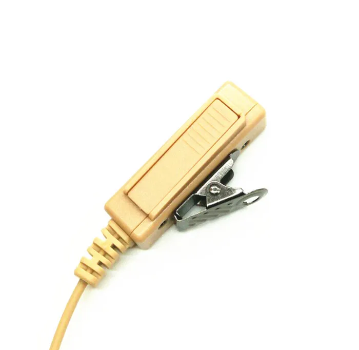 Желтый прямоугольный PTT Микрофон пустой остров наушники для Kenwood TK3107 baofeng BF888S UV5R