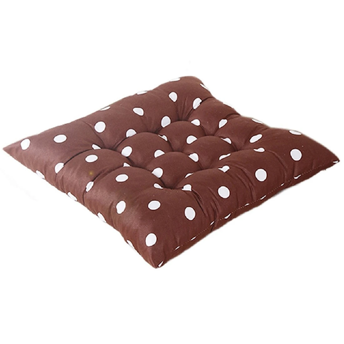 Домашний офисный квадратный хлопковый сиденье в горошек подушка для ягодиц