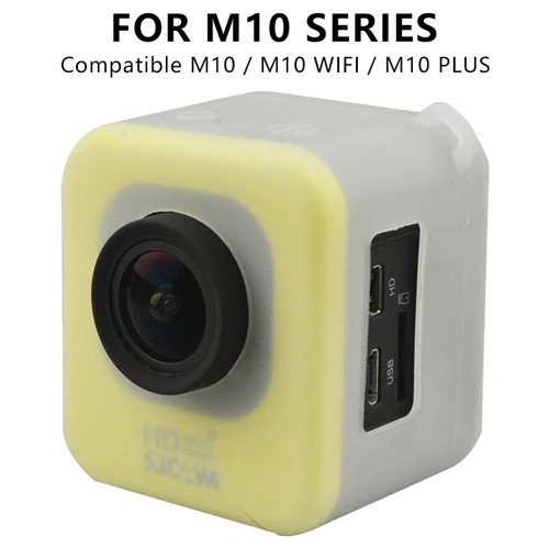 For M10 SERIES SJCAM аксессуары силиконовый защитный чехол для SJ4000/M10/SJ5000 серии Спорт Экшн камеры - Цвет: For M10 SERIES