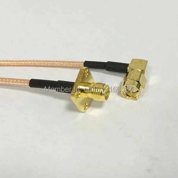 Новый модем Connexion кабель SMA штекер правый угол к Гнездовой разъем панели RG316 15 см