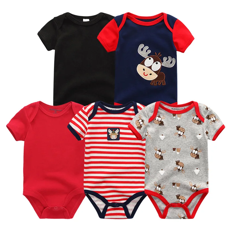 Baby Clothes 5127 Одежда для малышей; 5 шт./лот; комбинезон для маленьких мальчиков и девочек; roupas de bebe; Хлопковые комбинезоны для новорожденных; пижамы; одежда для малышей; детская одежда - Цвет: Baby Clothes 5127