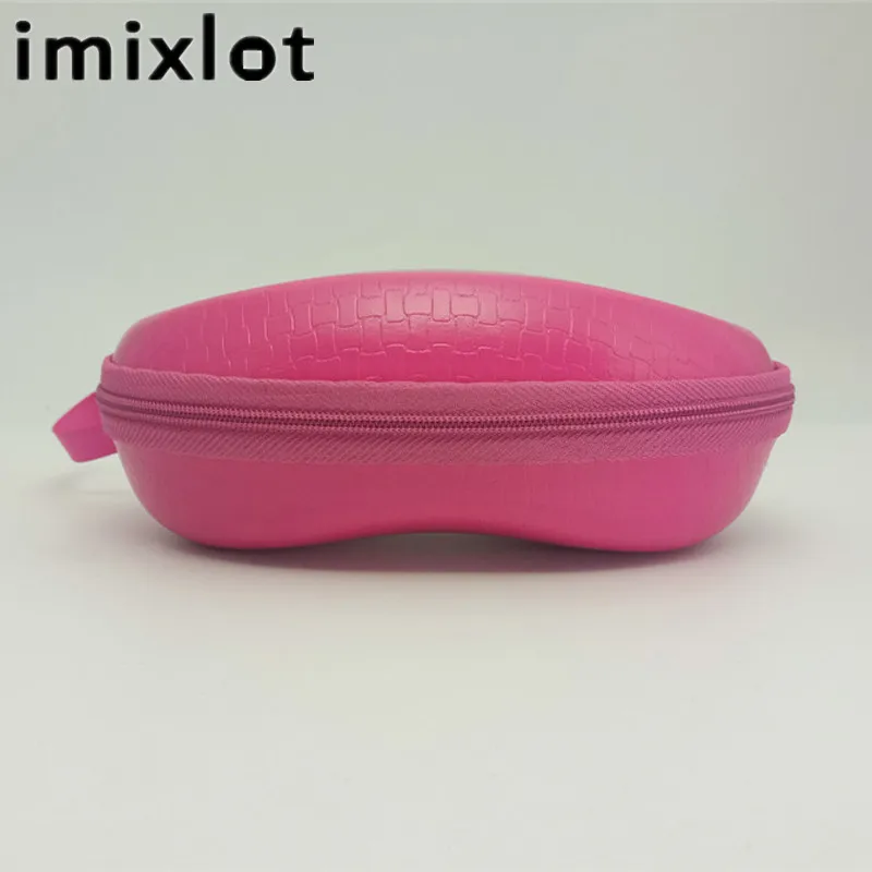 IMIXLOT портативный чехол для солнцезащитных очков для женщин коробка для очков с молнией Чехол для очков s оболочка протектор Кожаный Чехол для очков жесткий