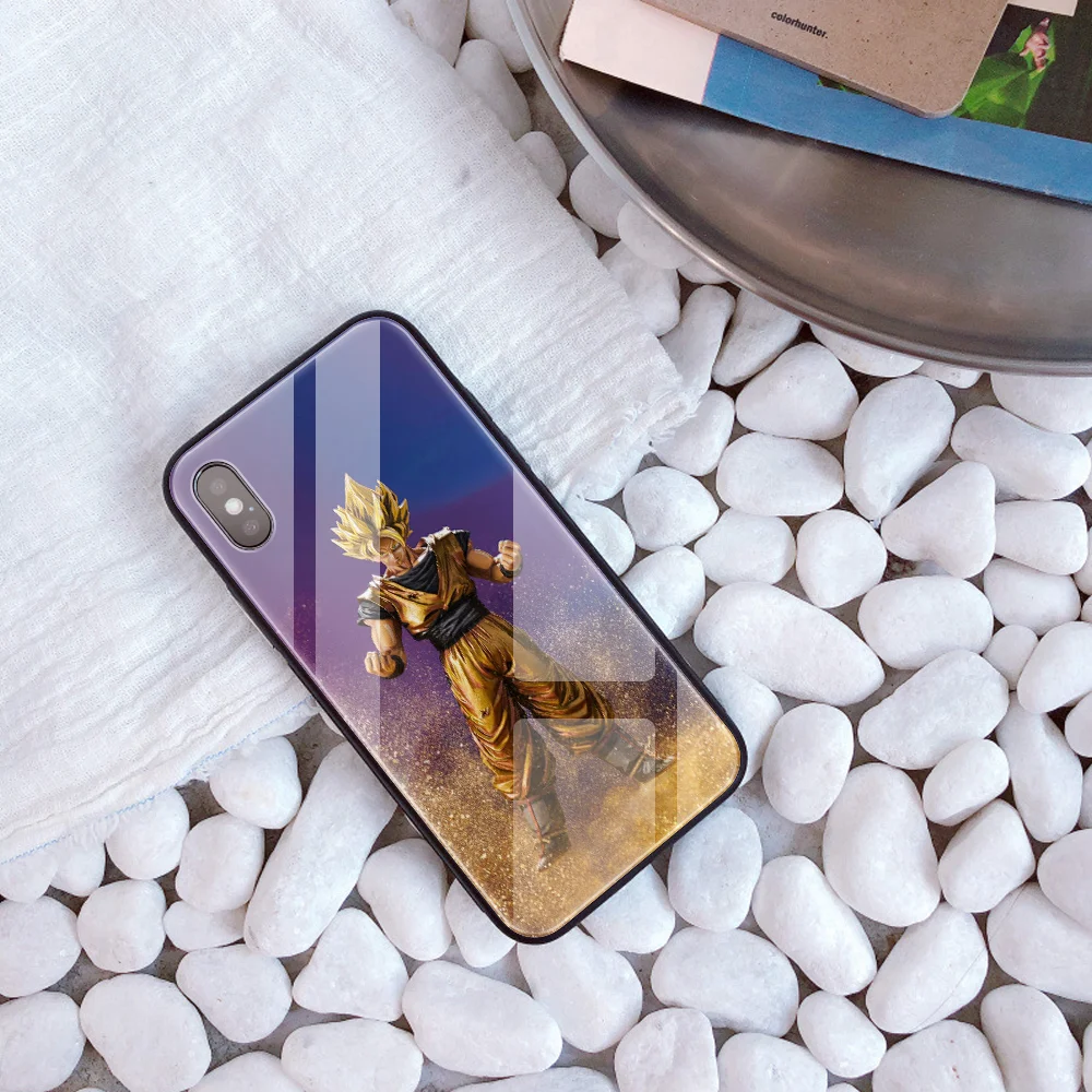 20331 Dragon Ball DIY чехол для телефона для iPhone 7 8 6 S Plus Капа из закаленного стекла заказной Goku чехол для телефона для iPhone X XR XS 11 Pro MAX - Цвет: 20331