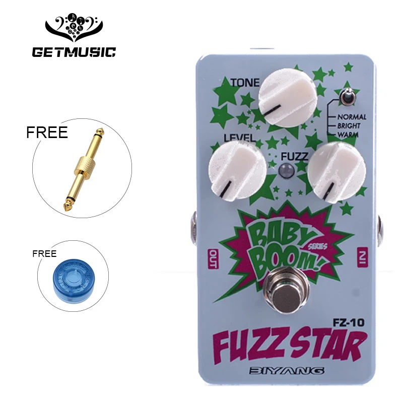 BIYANG FZ 10 Бэби бум серии 3 режима Fuzz гитары педаль эффектов металлический корпус с