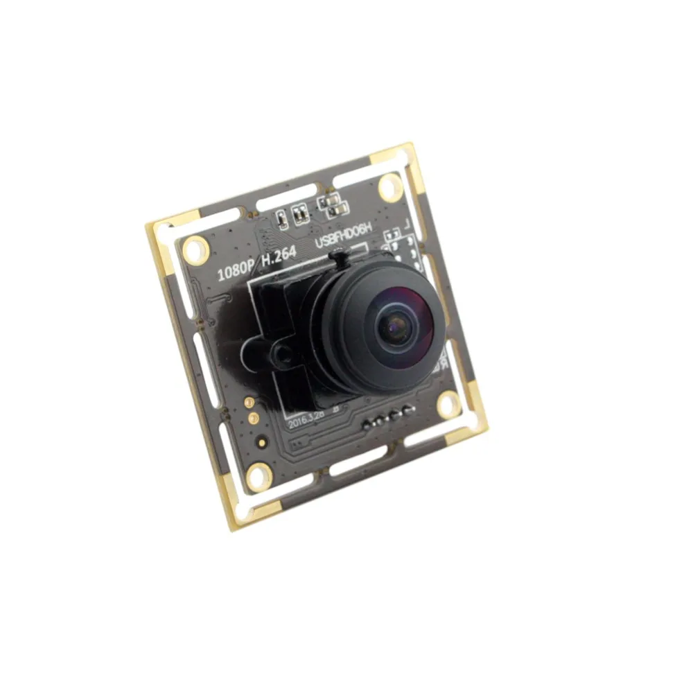 Модуль usb камеры ELP 2 МП 1080P широкоугольный объектив рыбий глаз 180 градусов CMOS Sony