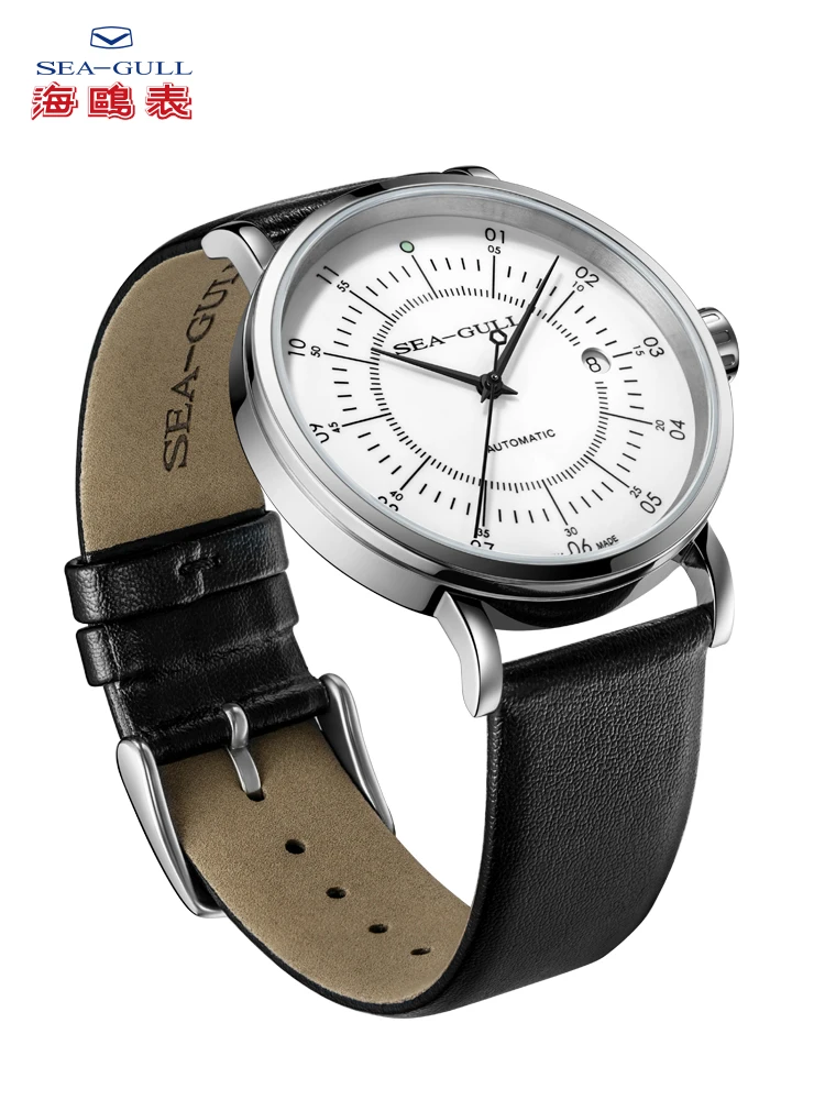 Часы Мужские автоматические механические простые водонепроницаемые Брендовые с