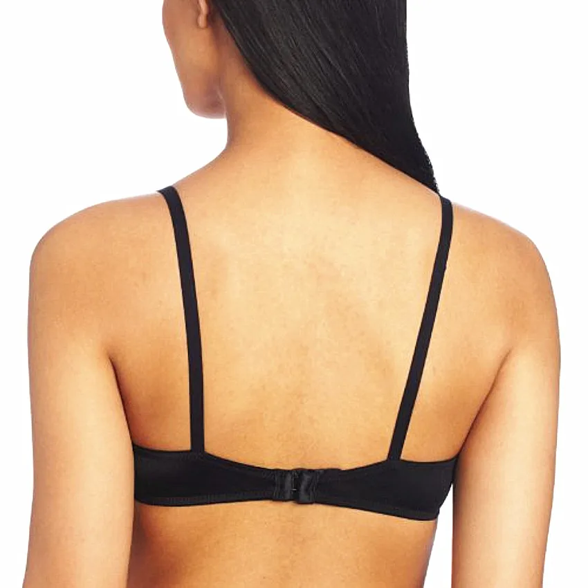 Женский комфортный бюстгальтер на косточках с эффектом пуш-ап гладкое нижнее