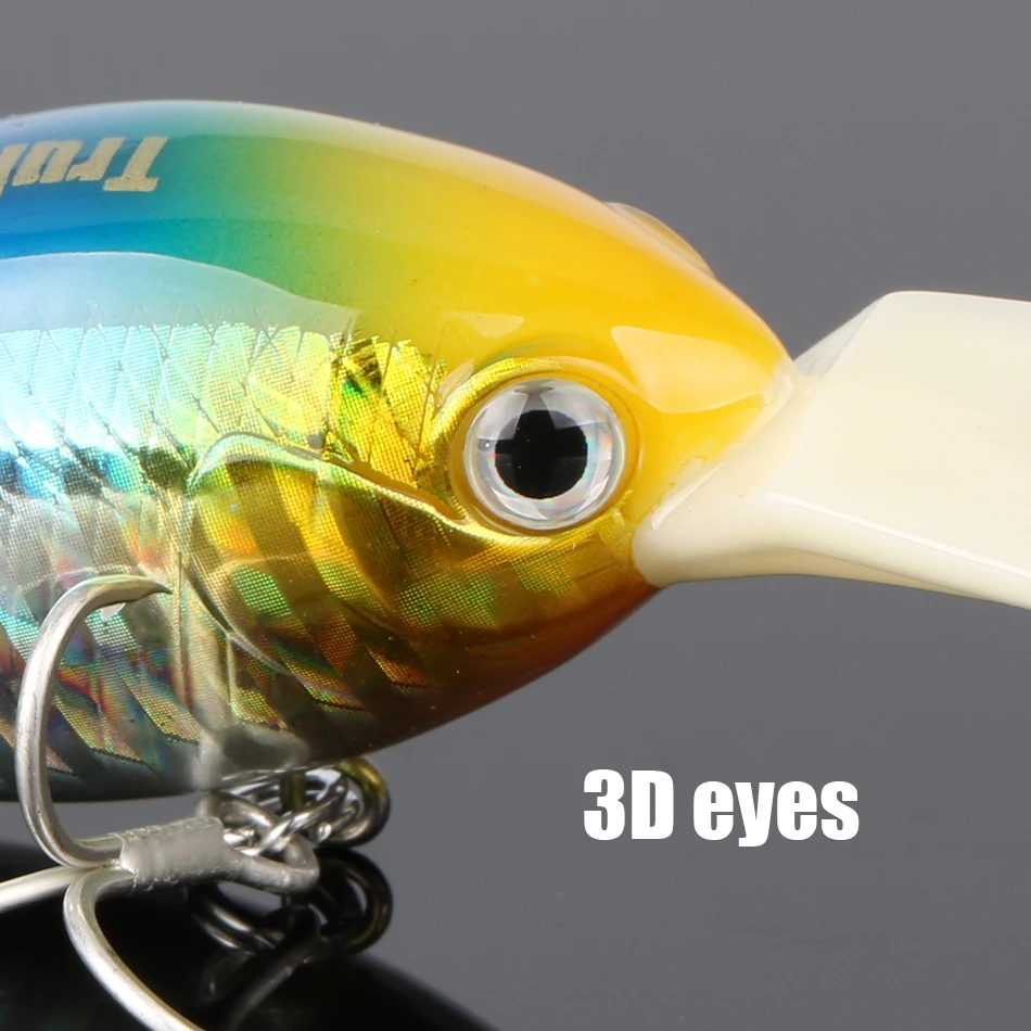 Tsurinoya 1 шт. DW21 Crankbait Дайвинг 2 5-3 м Пластик жесткие приманки для ловли рыбы Кривошип