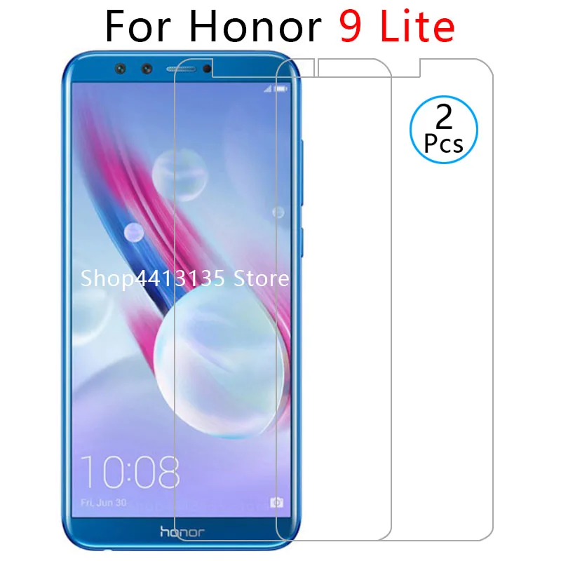 Защитное стекло на Honor 9 lite закаленное стекло для huawei honer 9 lite светильник Защитное стекло для экрана Защитная пленка для телефона 5,65 2 шт
