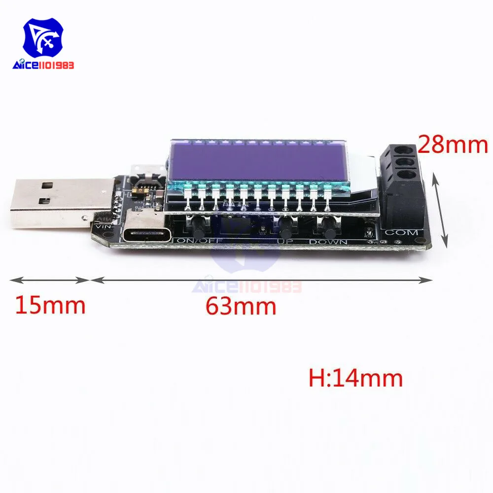 Usb type-C Micro USB вход 5 В до 3,3-24 В повышающий/понижающий повышающий преобразователь модуль питания напряжение тока Регулируемый переключатель