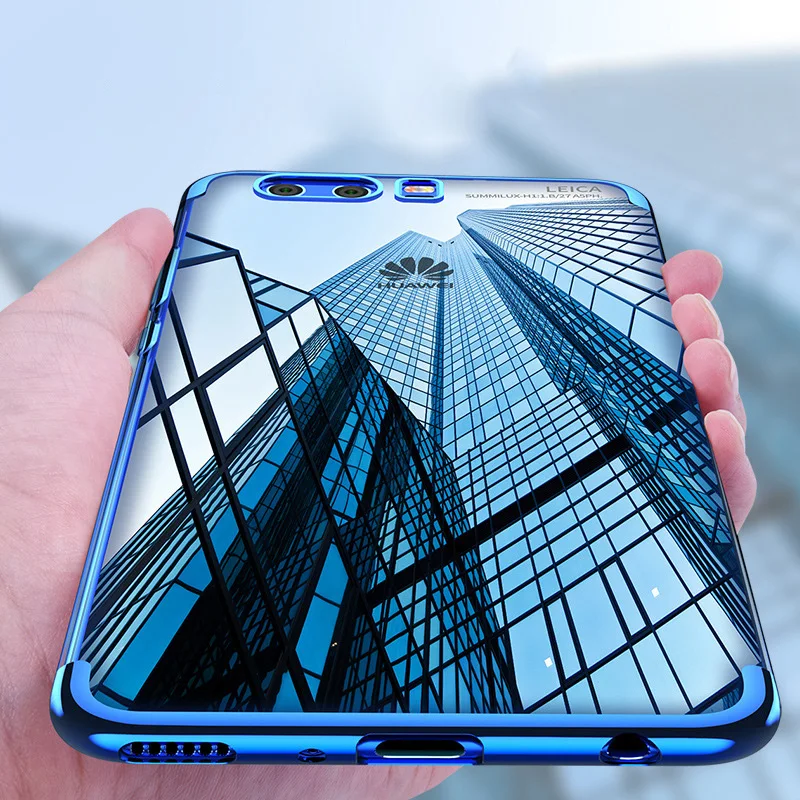 Прозрачный термополиуретановый чехол для huawei P20 Pro P10 P9 плюс P8 Lite 2017 P Smart заказать