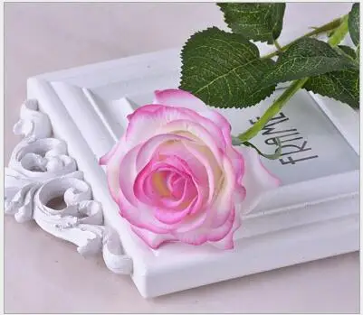 

10 pcs rose High quality Artificial flowers 13 colors simulation flower Wedding decoration flower Home furnishing articles