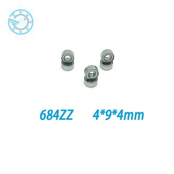10 PCS free shipping thin wall deep groove ball bearing 684ZZ 4*9*4 mm 684 zz | Обустройство дома