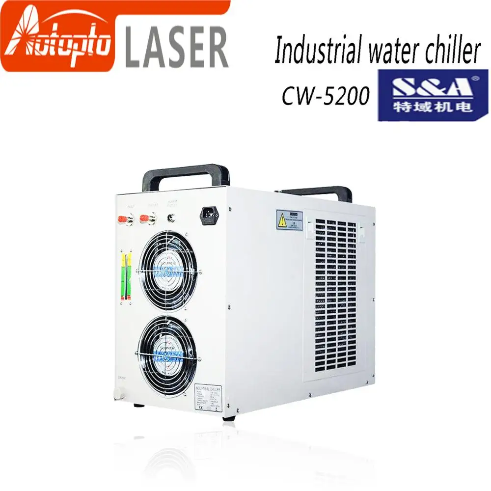 Промышленный Воздушный водяной охладитель S & A CW5200 CW5202 для CO2 лазерной гравировки