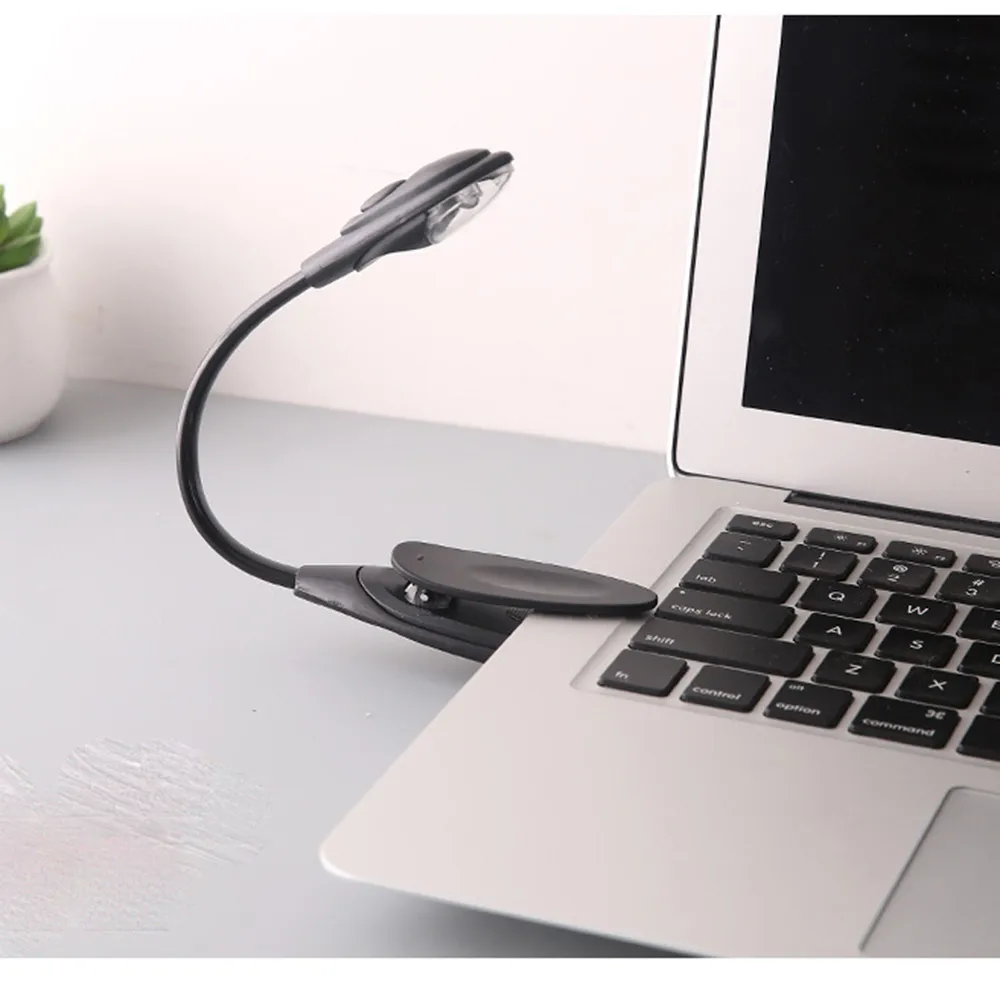 

New Fine Convenient Portable Travel Book Reading Light Lamp Mini LED Clip Booklight Indoor Lighting Mini Book Lights