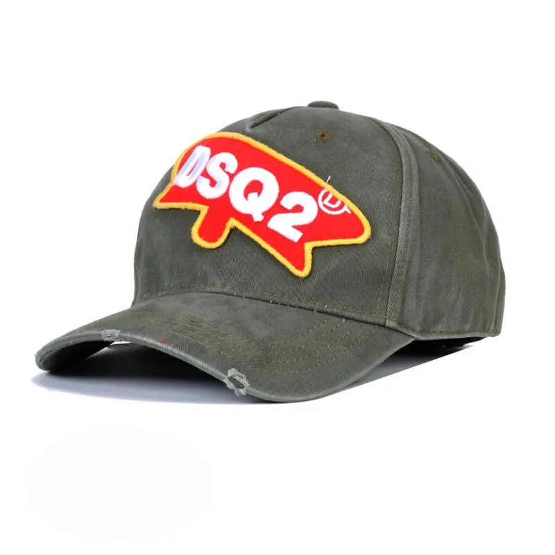 Army Green DSQICOND2 2019New бейсболка s для мужчин и женщин DSQ икона летняя черная бейсболка хип хоп Кепка с регулировкой размера Регулируемая Кость Casquette gorras - Цвет: Army Green