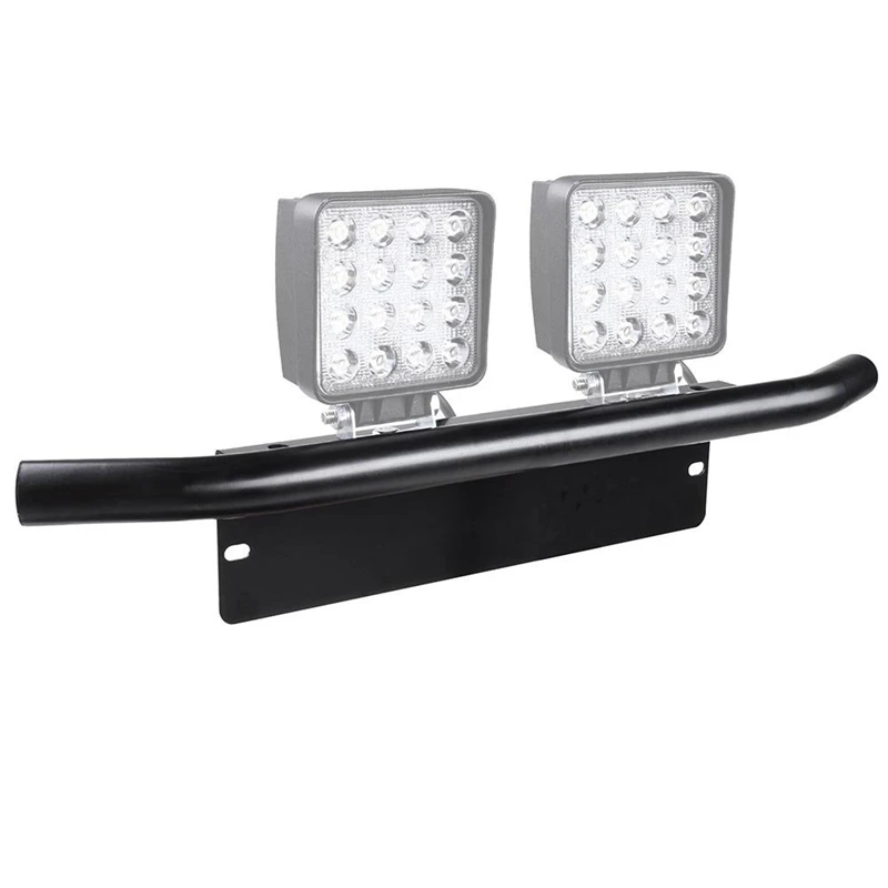 

TNOOG Bull Bar Style Front Bumper License Plate Mount Bracket Holder For Off-Road Lights, LED Work Lamps, LED Lighting Bars