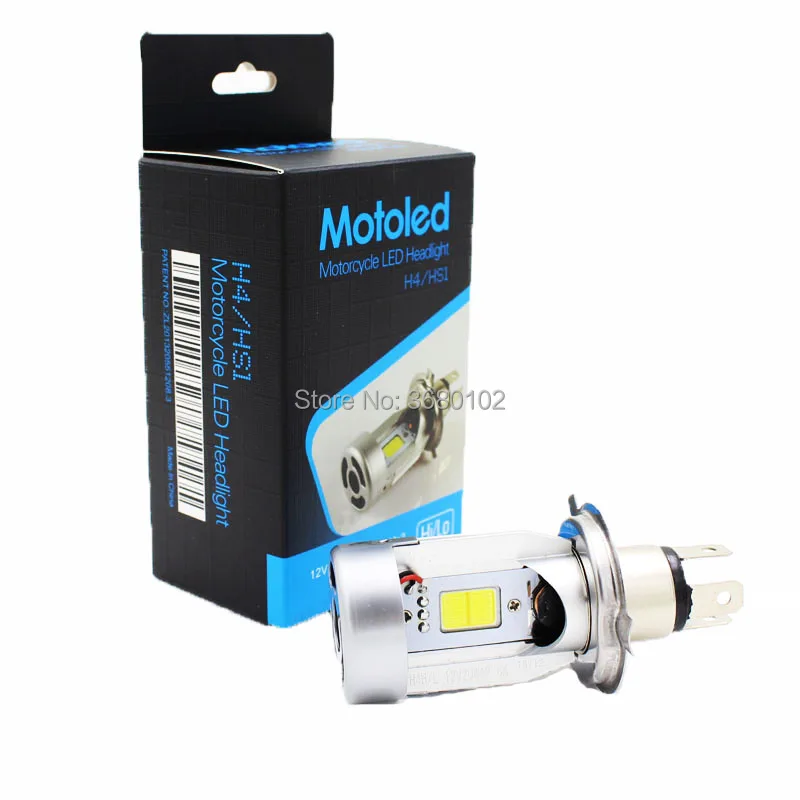 H4 moto rcycle светодиодный головной светильник hs1 led rbike лампы h4 Moto Высокий Низкий 20 Вт