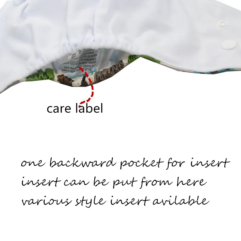 Внутренняя ткань замша детские карманные тканевые пеленки водонепроницаемые PUL