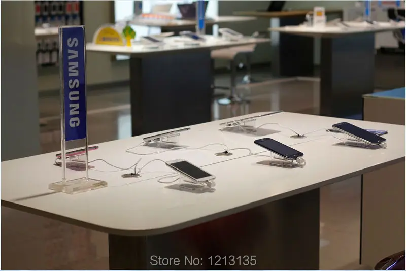 8 Порты и разъёмы мобильный телефон в розницу Дисплей Анти Вор сигнализационный