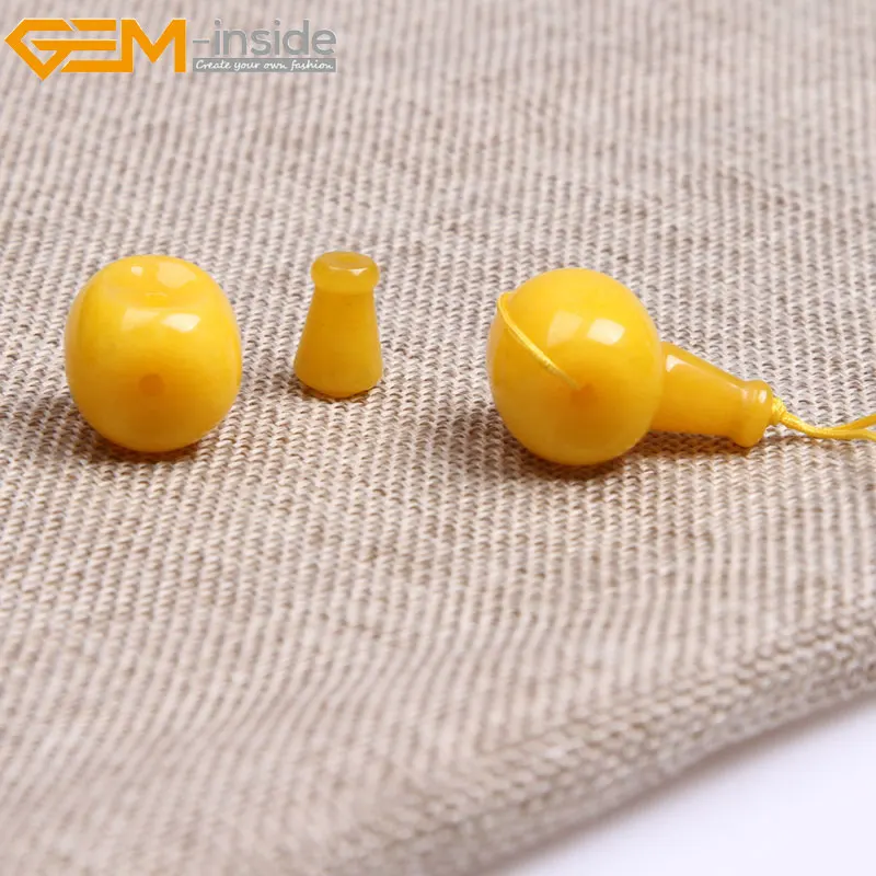 Бесплатная доставка! Бусины из натурального желтого агата 3 отверстия|beads for jewelry