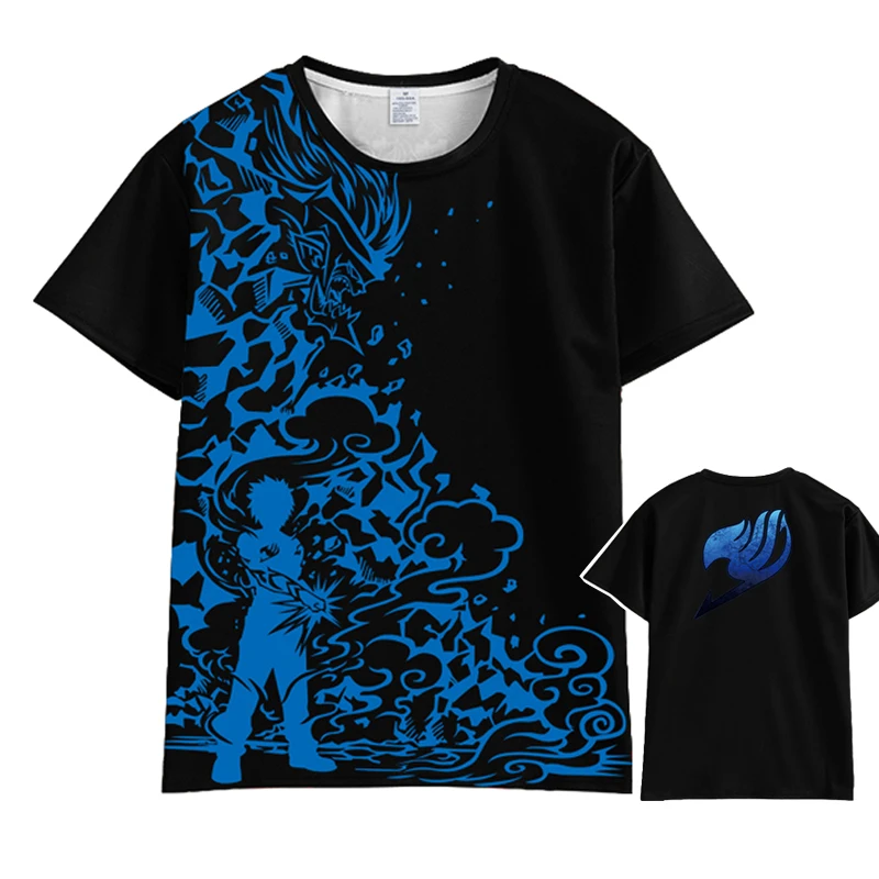 Cosroad Сказочный хвост насу драгнеель косплей футболка костюм мужчины женщины