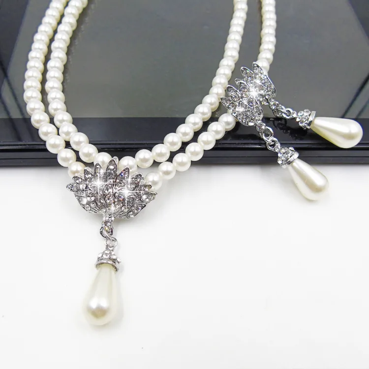 Новый комплект украшений в европейском и американском стиле свадебные ювелирные