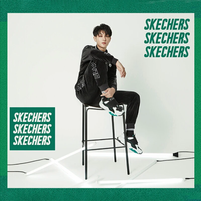 Skechers D'lites/женская повседневная обувь удобная дышащая на платформе для