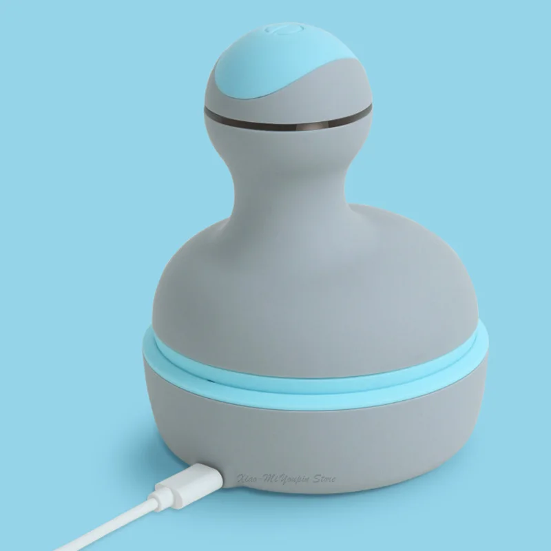 Массажер Youpin Mini 3D для головы M1 устройство сухого и влажного массажа с двумя