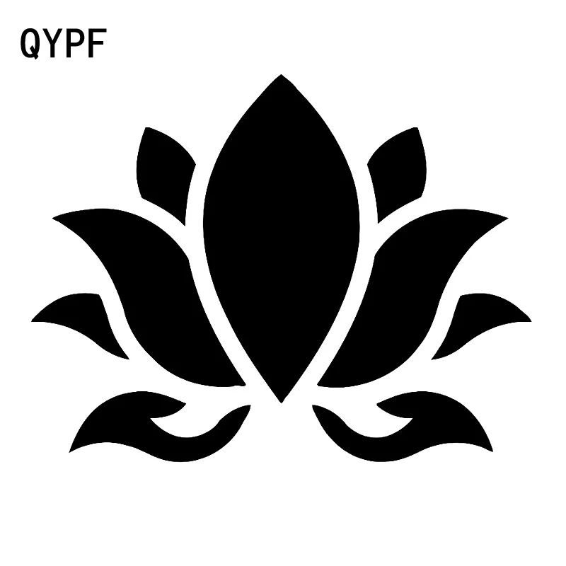 Изысканный цветок лотоса QYPF 17 6 см * 13 дизайн в редкое время новинка виниловая