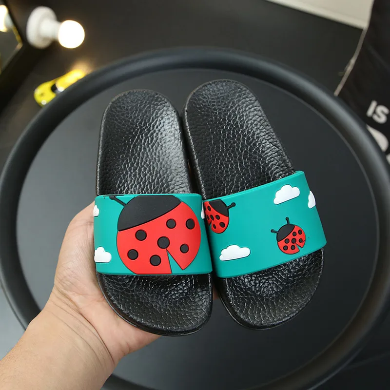 Детские шлепанцы Домашние тапочки для мальчиков и девочек Милые летние в