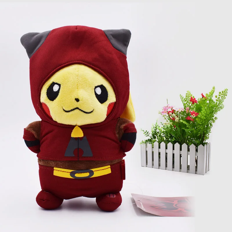 6 шт./компл. аниме Peluche Пикачу Косплэй команда ракета с магмой Aqua с изображением галактики плазмы, плюша с оригинальным украшением в виде героев мультфильмов, горячая игрушка в подарок