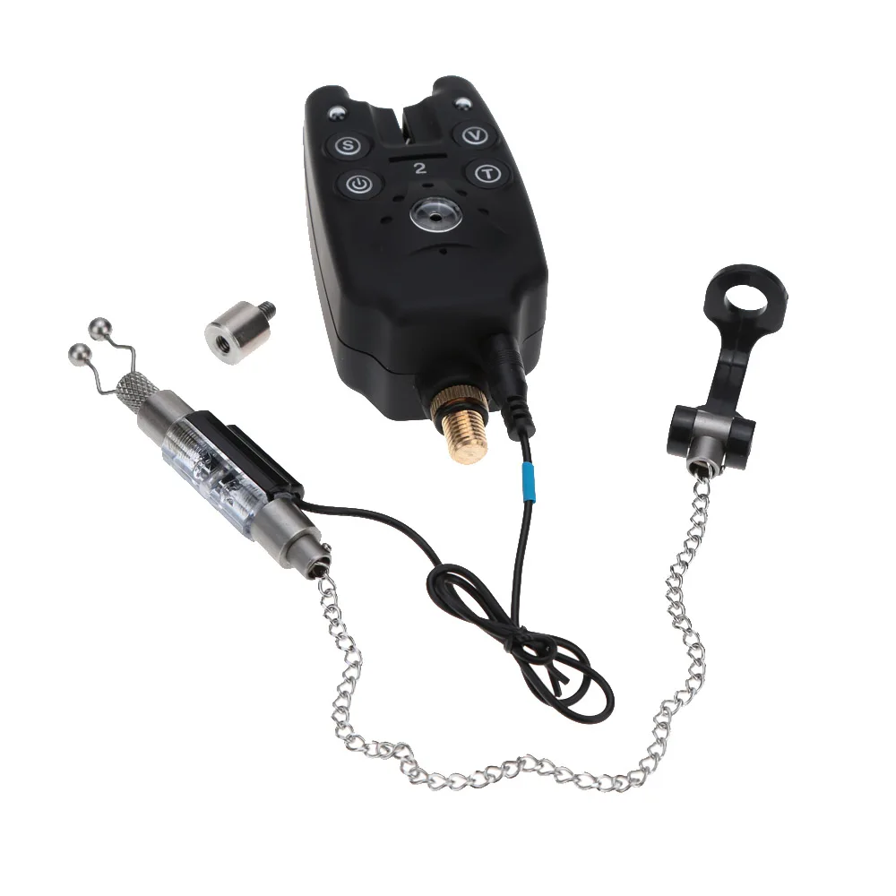 Сигнализация Рыболовная Lixada 4 приемника с ЖК индикатором|swinger illuminated|swinger 4pcsswinger set