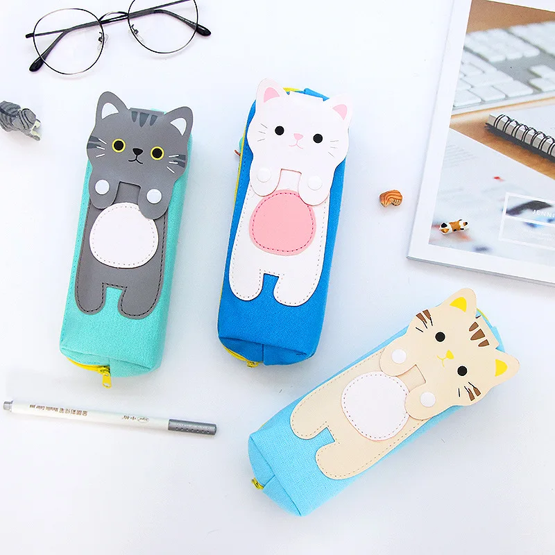 Чехол для карандашей сумка Kawaii Cats чехол Канцелярский школьный офисный поставка