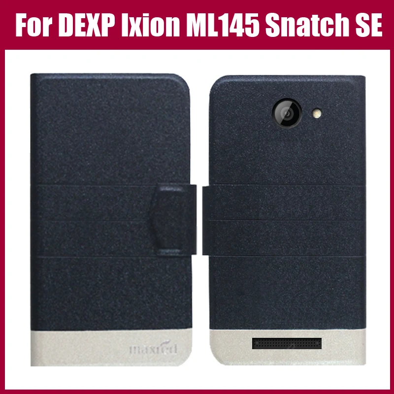 Лидер продаж! Защитный чехол DEXP Ixion ML145 ультратонкий кожаный для телефона Новое